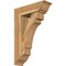Ekena Millwork Merced Traditional Rough Sawn Bracket w/ Offset Brace, Western Red Cedar, 8"W x 26"D x 38"H BKT0806X26X38MRC01RWR - alternate 1